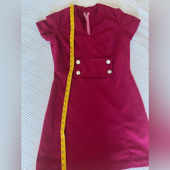 vintage pink mini dress - Picture 2 of 2